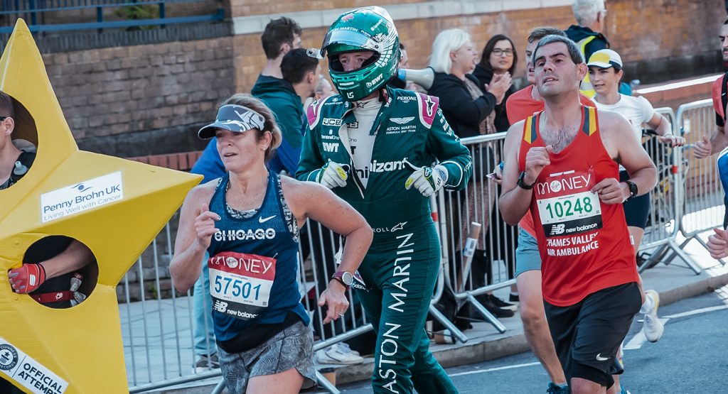  Aston Martin F1 Team Member Runs London Marathon In Full F1 Race Gear, Sets Guinness World Record