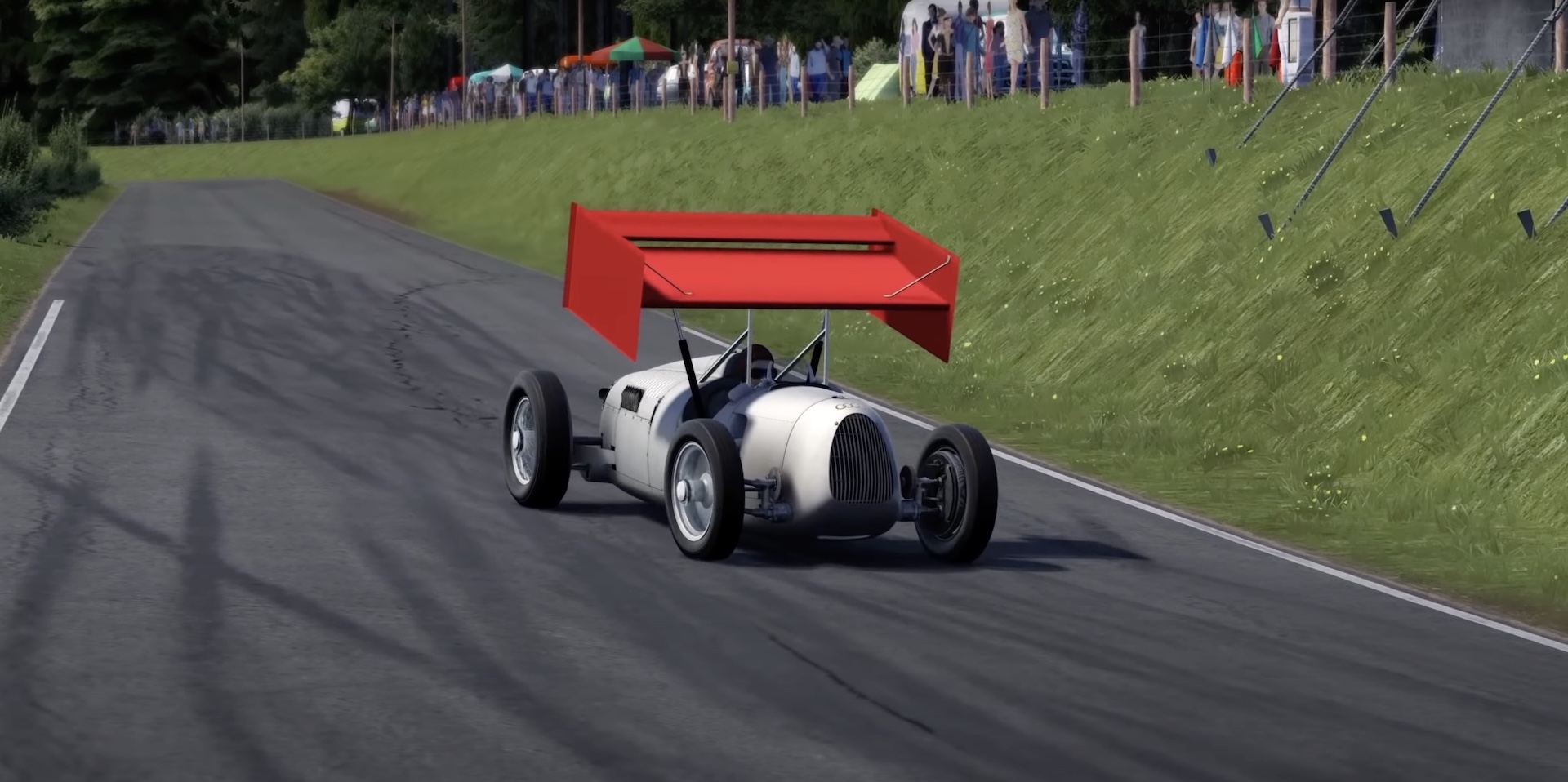Grand Prix Cars In The 1930s Were Built For Straight Line Speed – But What If They Had Wings?