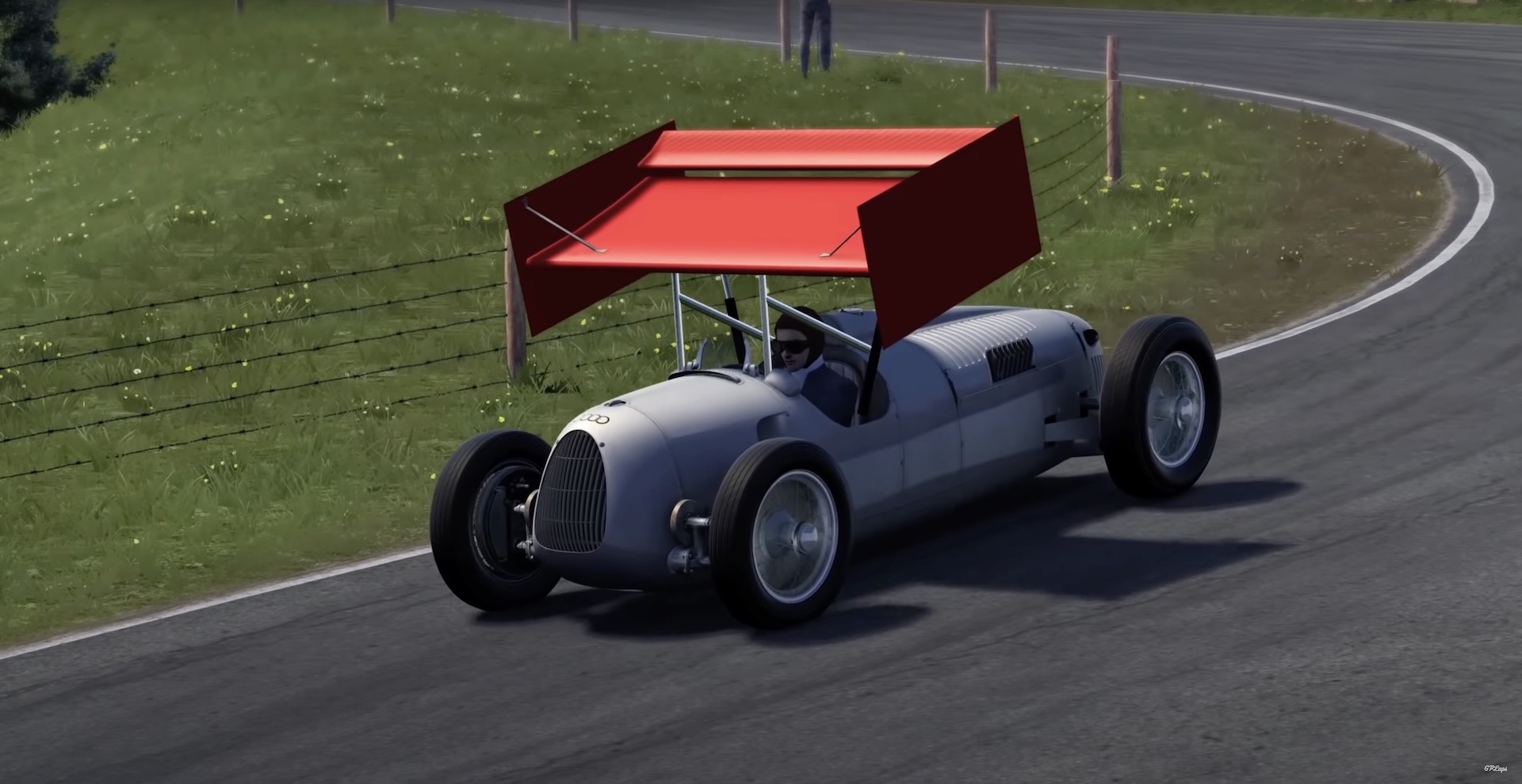 Grand Prix Cars In The 1930s Were Built For Straight Line Speed – But What If They Had Wings?