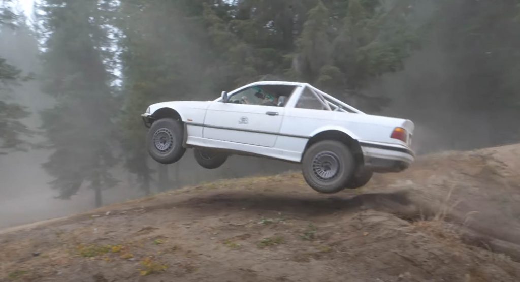  This BMW E36 3-Series Truck On UTV Tires And An Ebay Turbo Looks Like Lots Of Fun