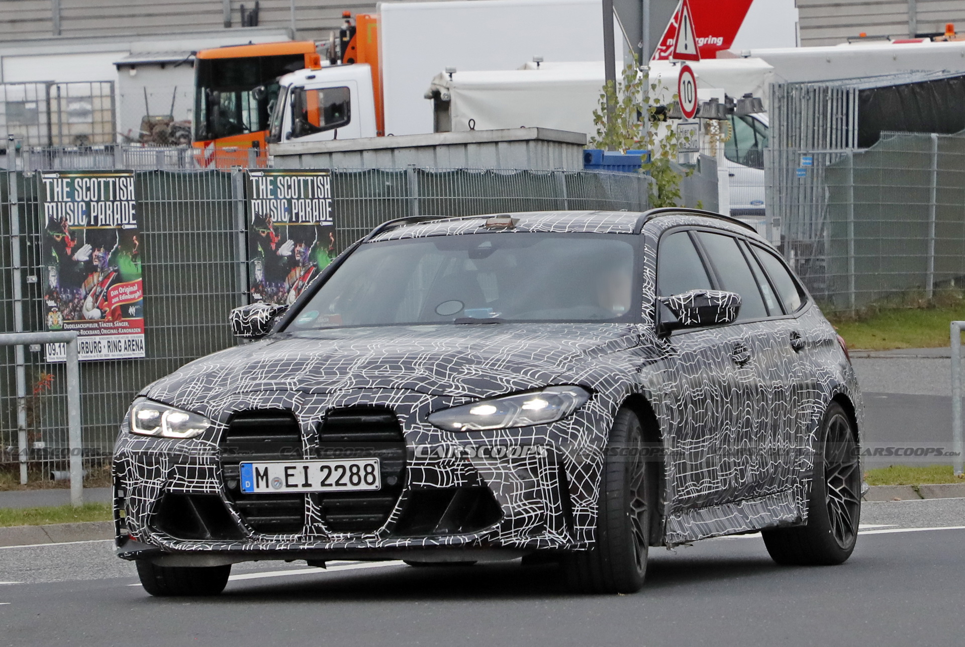 Check Out The 2023 BMW M3 Touring’s Brakes Glow As It Gets Pounded Around The ‘Ring