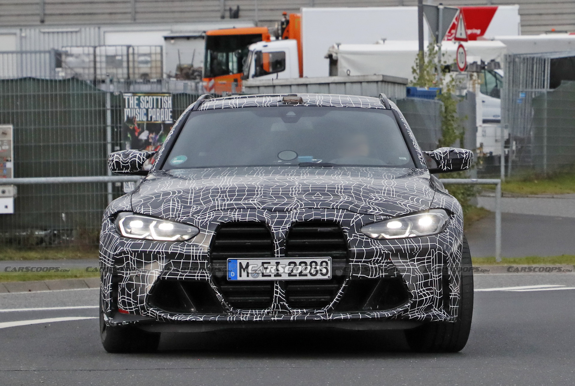 Check Out The 2023 BMW M3 Touring’s Brakes Glow As It Gets Pounded Around The ‘Ring