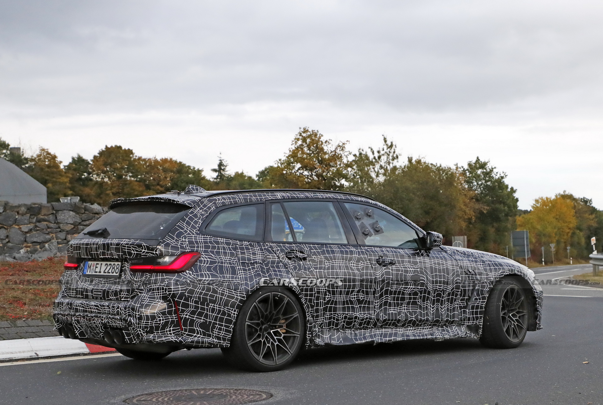 Check Out The 2023 BMW M3 Touring’s Brakes Glow As It Gets Pounded Around The ‘Ring