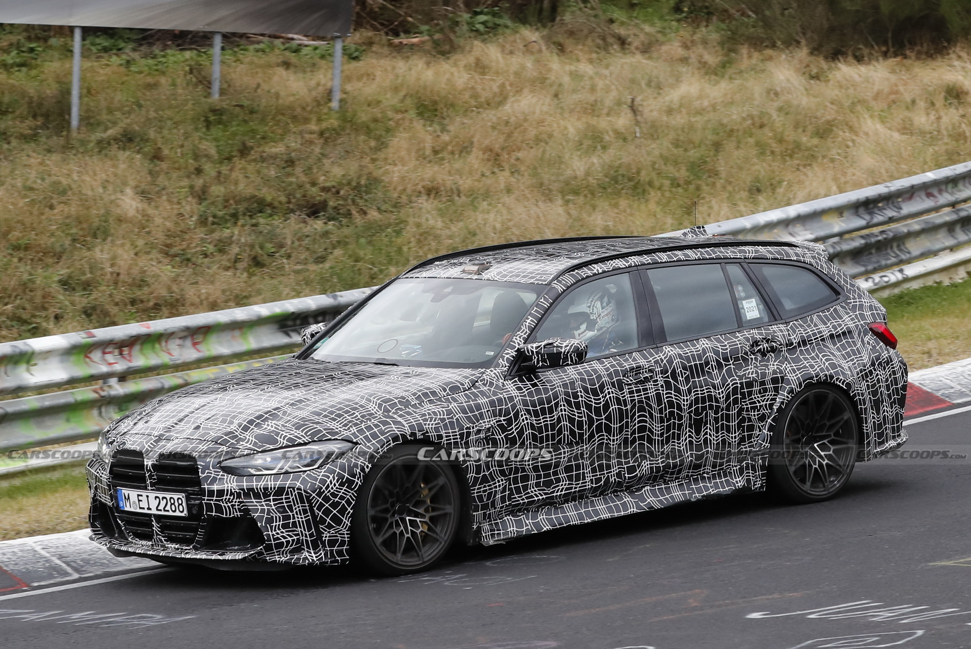 Check Out The 2023 BMW M3 Touring’s Brakes Glow As It Gets Pounded Around The ‘Ring