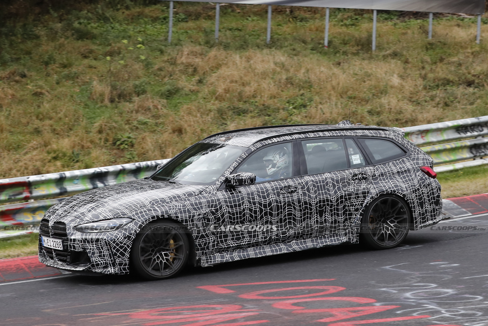 Check Out The 2023 BMW M3 Touring’s Brakes Glow As It Gets Pounded Around The ‘Ring