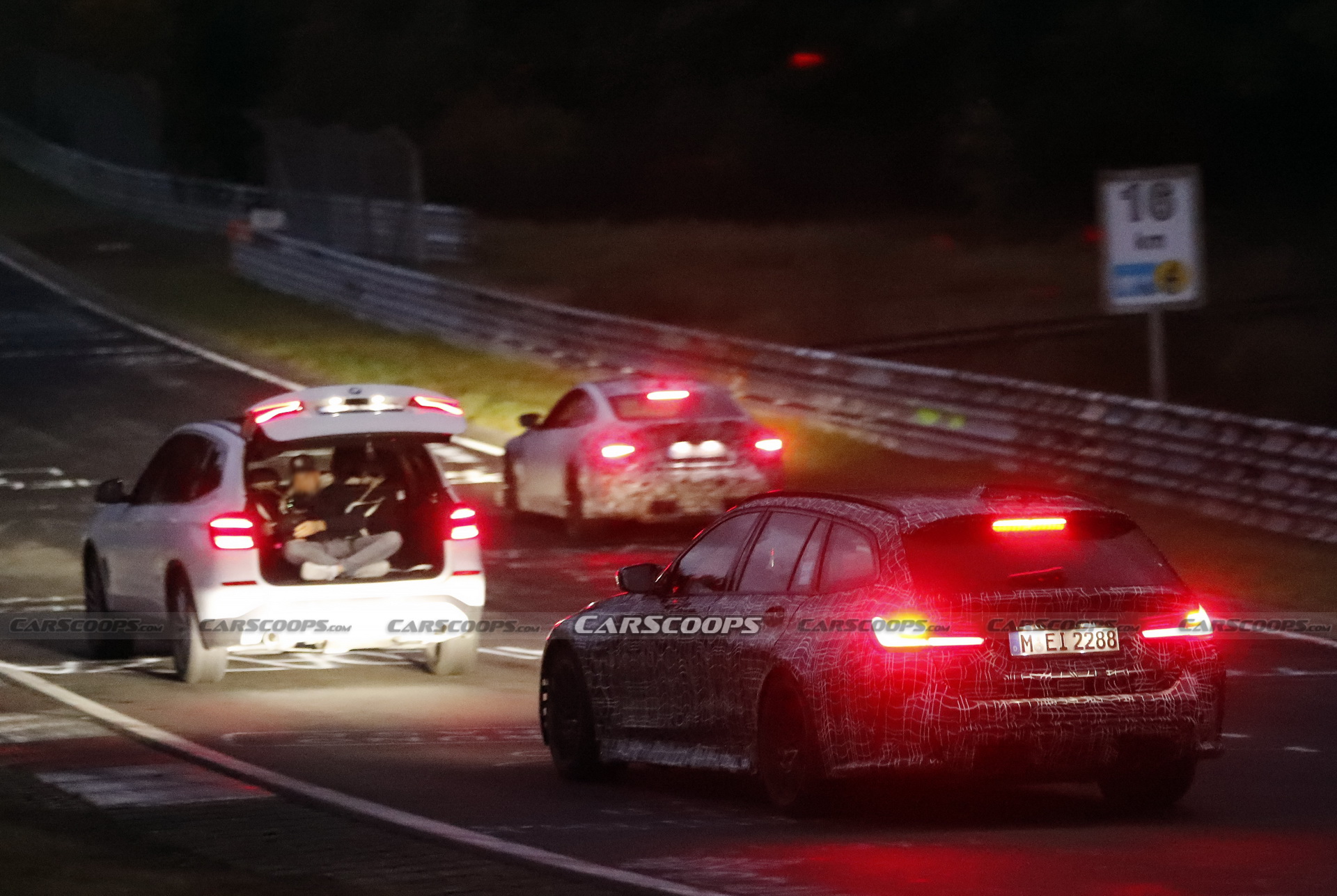 Check Out The 2023 BMW M3 Touring’s Brakes Glow As It Gets Pounded Around The ‘Ring