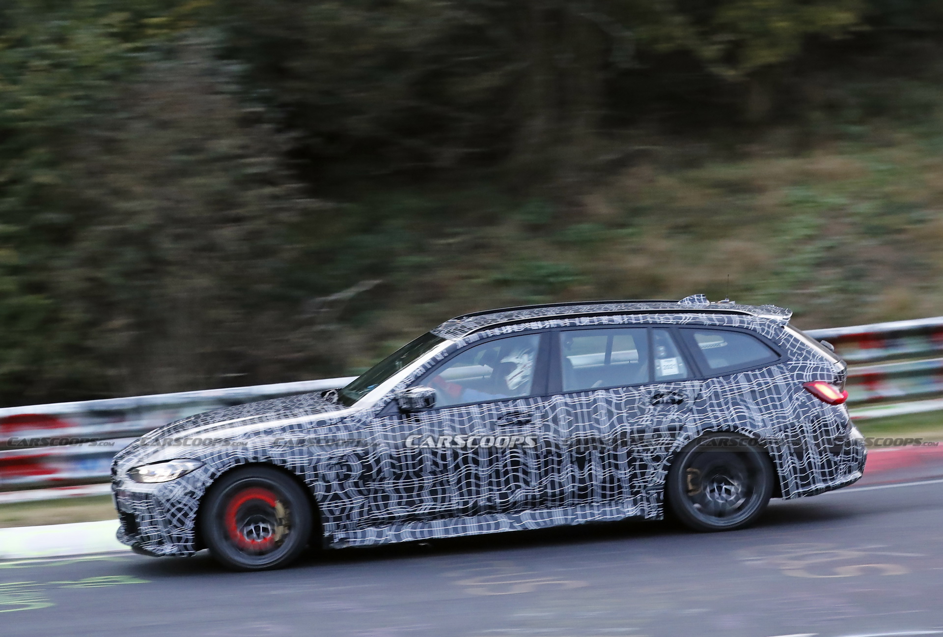 Check Out The 2023 BMW M3 Touring’s Brakes Glow As It Gets Pounded Around The ‘Ring