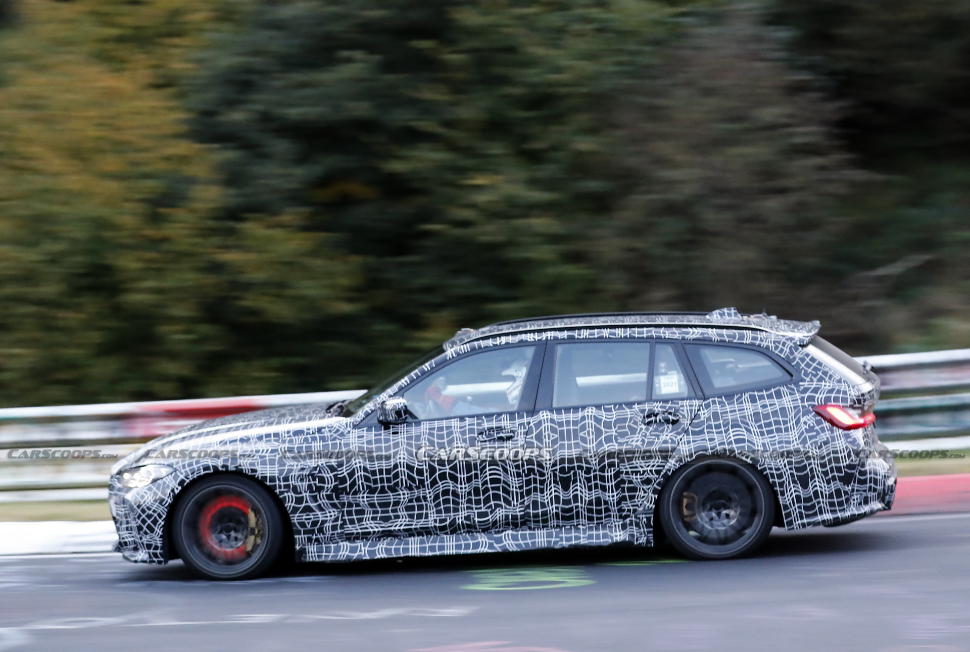 Check Out The 2023 BMW M3 Touring’s Brakes Glow As It Gets Pounded Around The ‘Ring
