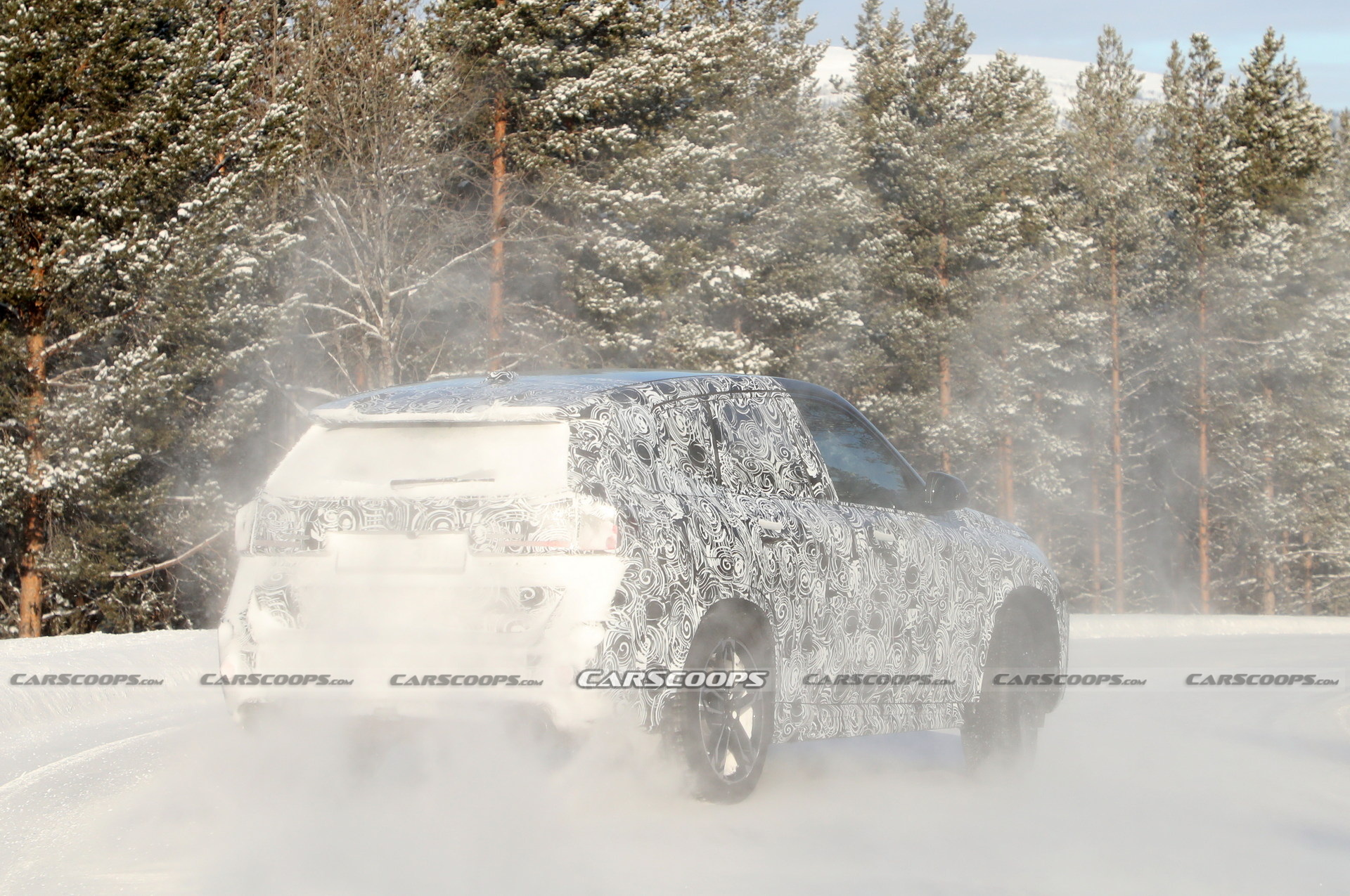2023 BMW X1 M35i Spied With Quad-Tailpipes Powersliding In The Snow
