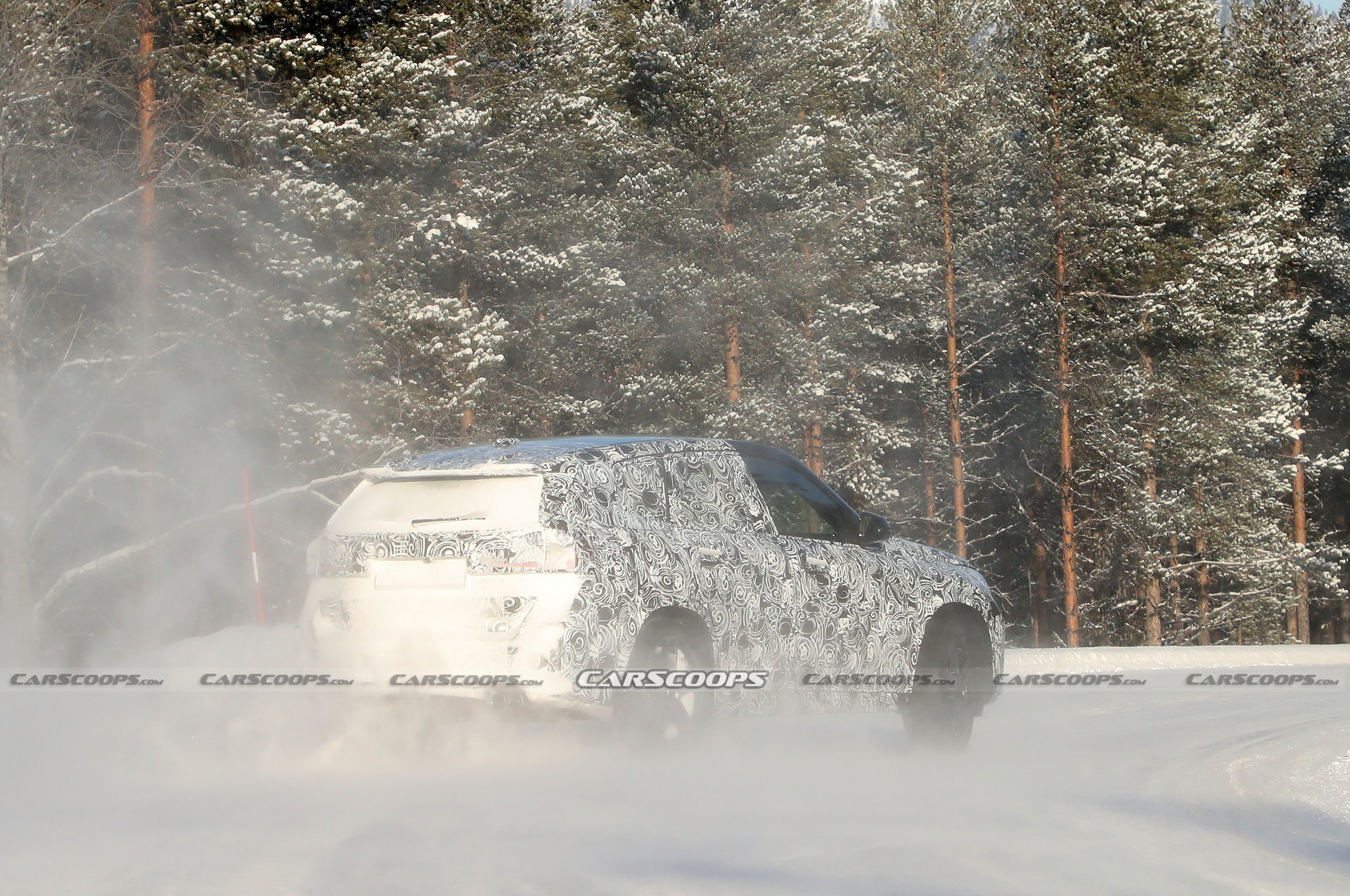 2023 BMW X1 M35i Spied With Quad-Tailpipes Powersliding In The Snow
