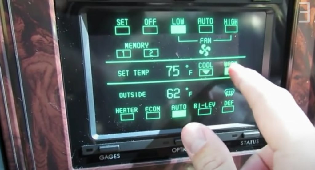 The Buick Riviera Had A Touchscreen Display Way Back In 1986
