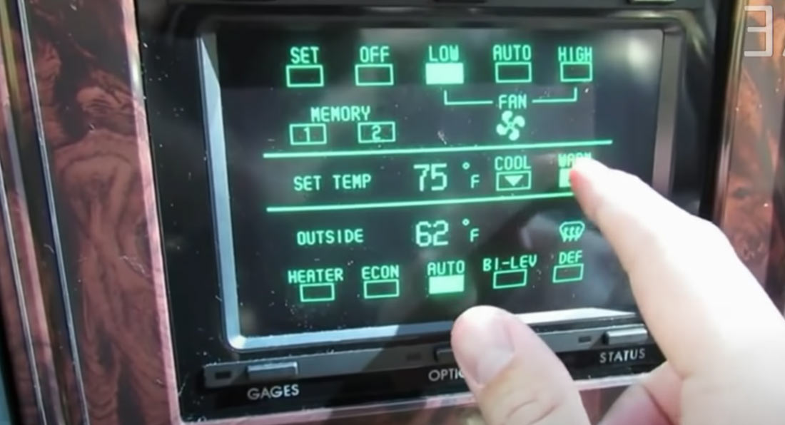 The Buick Riviera Had A Touchscreen Display Way Back In 1986 Auto Recent