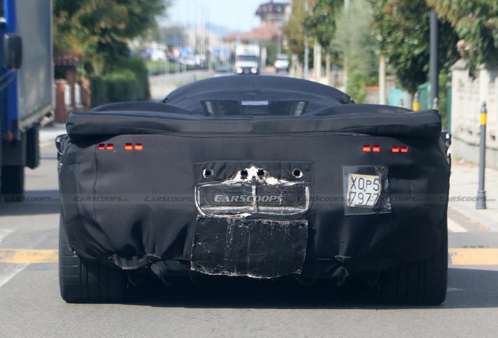 Retro-Look Ferrari V12 Hypercar Spotted Again Ahead Of November Launch