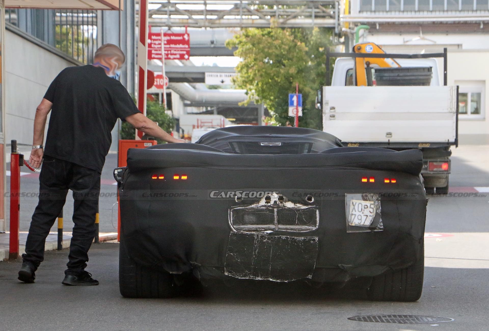 Retro-Look Ferrari V12 Hypercar Spotted Again Ahead Of November Launch