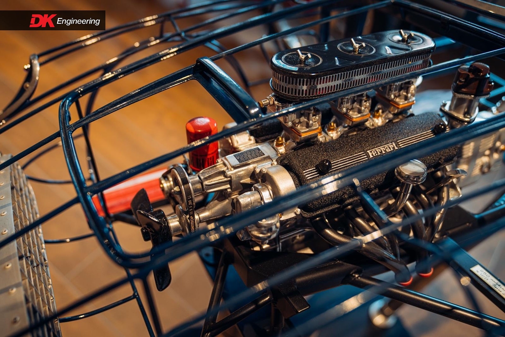 Each Of These 1/3 Scale Ferrari Engines Built Like The Real Ones Takes Over A Year To Create