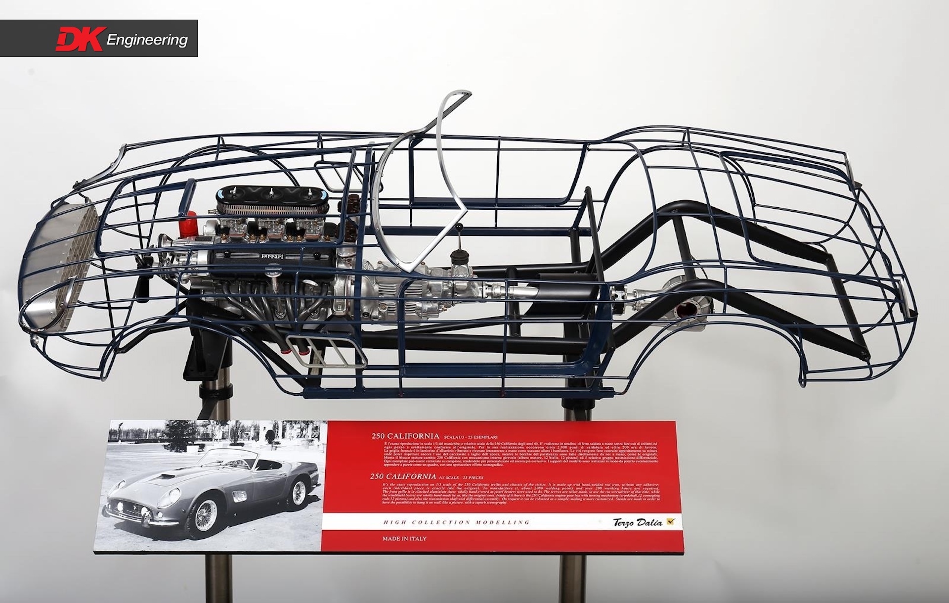Each Of These 1/3 Scale Ferrari Engines Built Like The Real Ones Takes Over A Year To Create