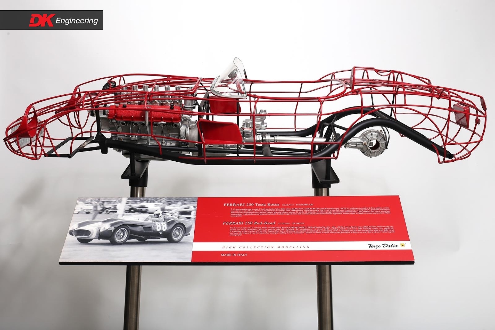 Each Of These 1/3 Scale Ferrari Engines Built Like The Real Ones Takes Over A Year To Create