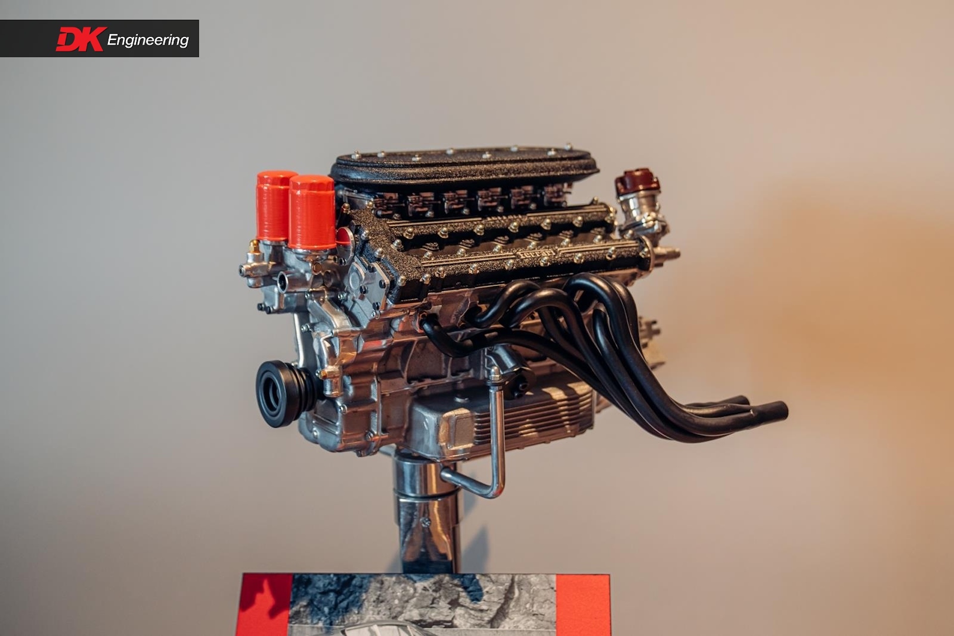 Each Of These 1/3 Scale Ferrari Engines Built Like The Real Ones Takes Over A Year To Create