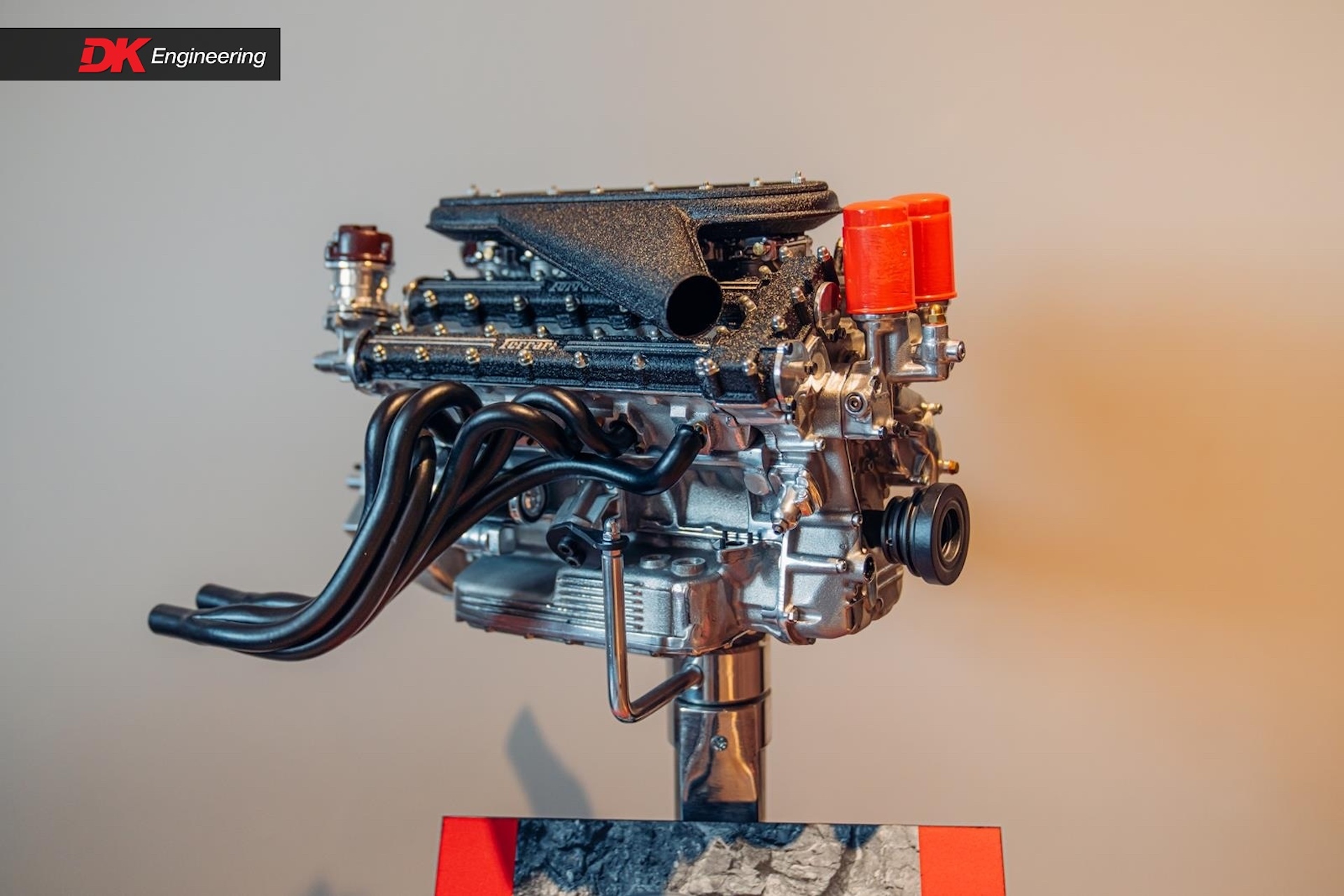 Each Of These 1/3 Scale Ferrari Engines Built Like The Real Ones Takes Over A Year To Create