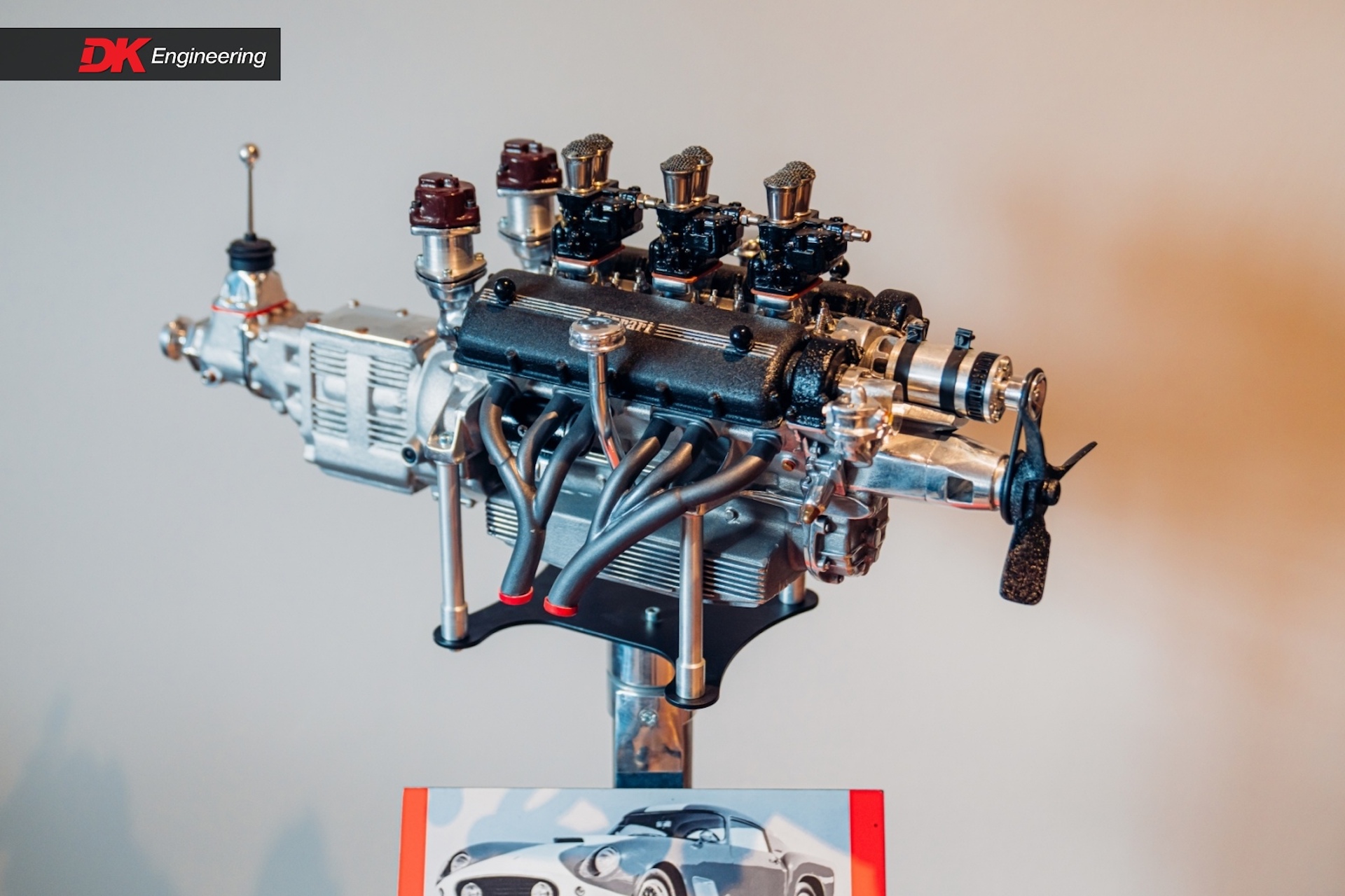 Each Of These 1/3 Scale Ferrari Engines Built Like The Real Ones Takes Over A Year To Create