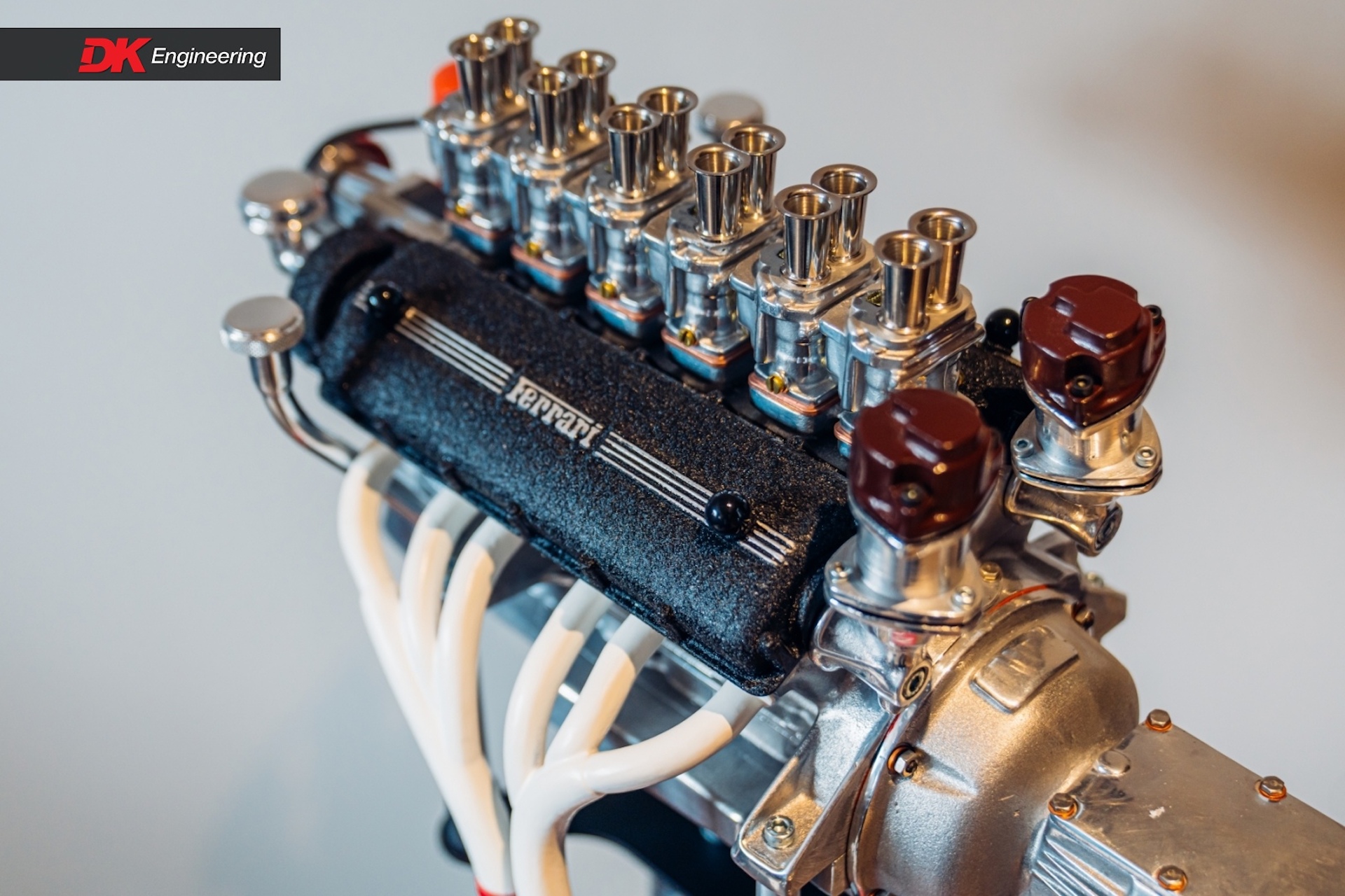 Each Of These 1/3 Scale Ferrari Engines Built Like The Real Ones Takes Over A Year To Create
