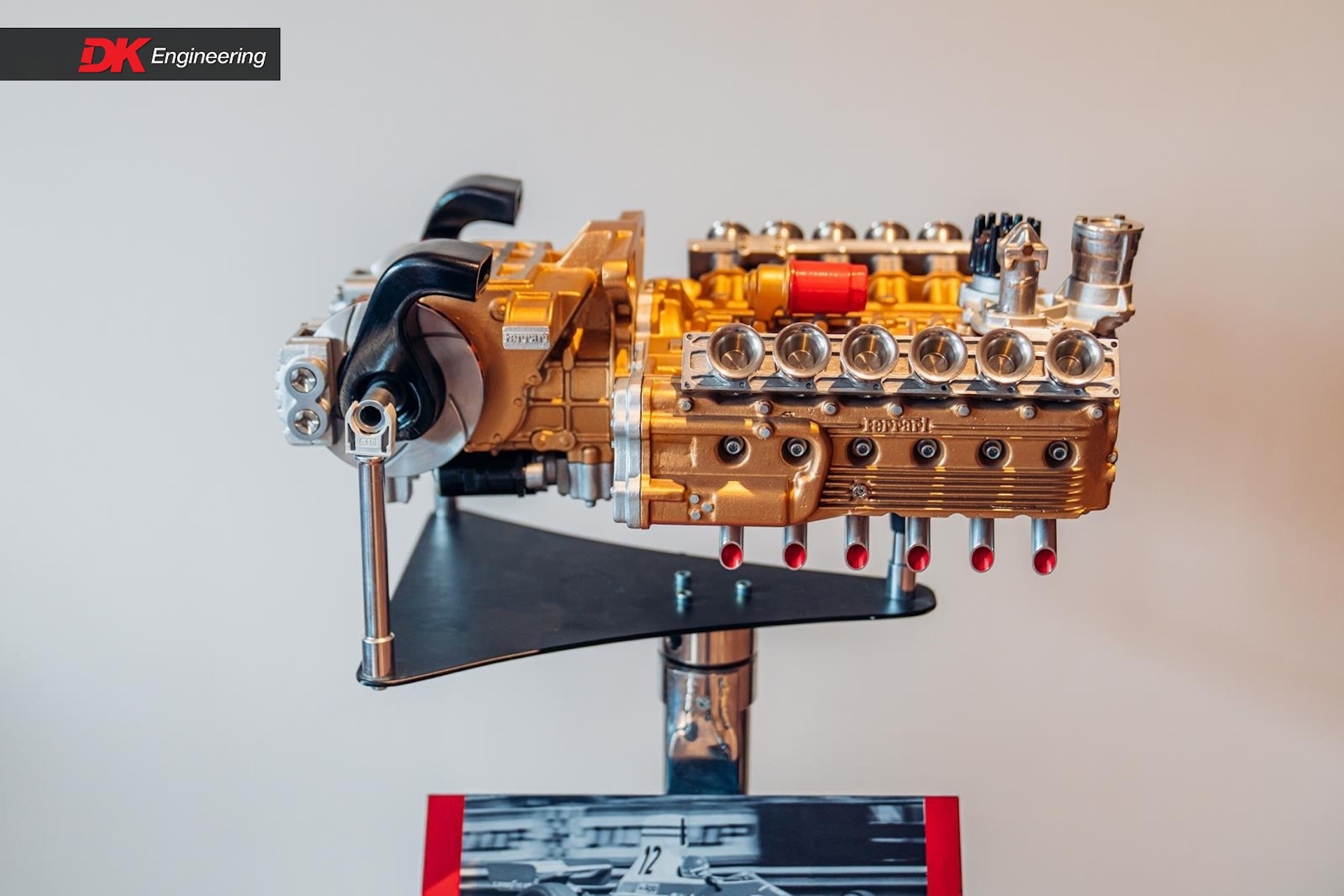 Each Of These 1/3 Scale Ferrari Engines Built Like The Real Ones Takes Over A Year To Create