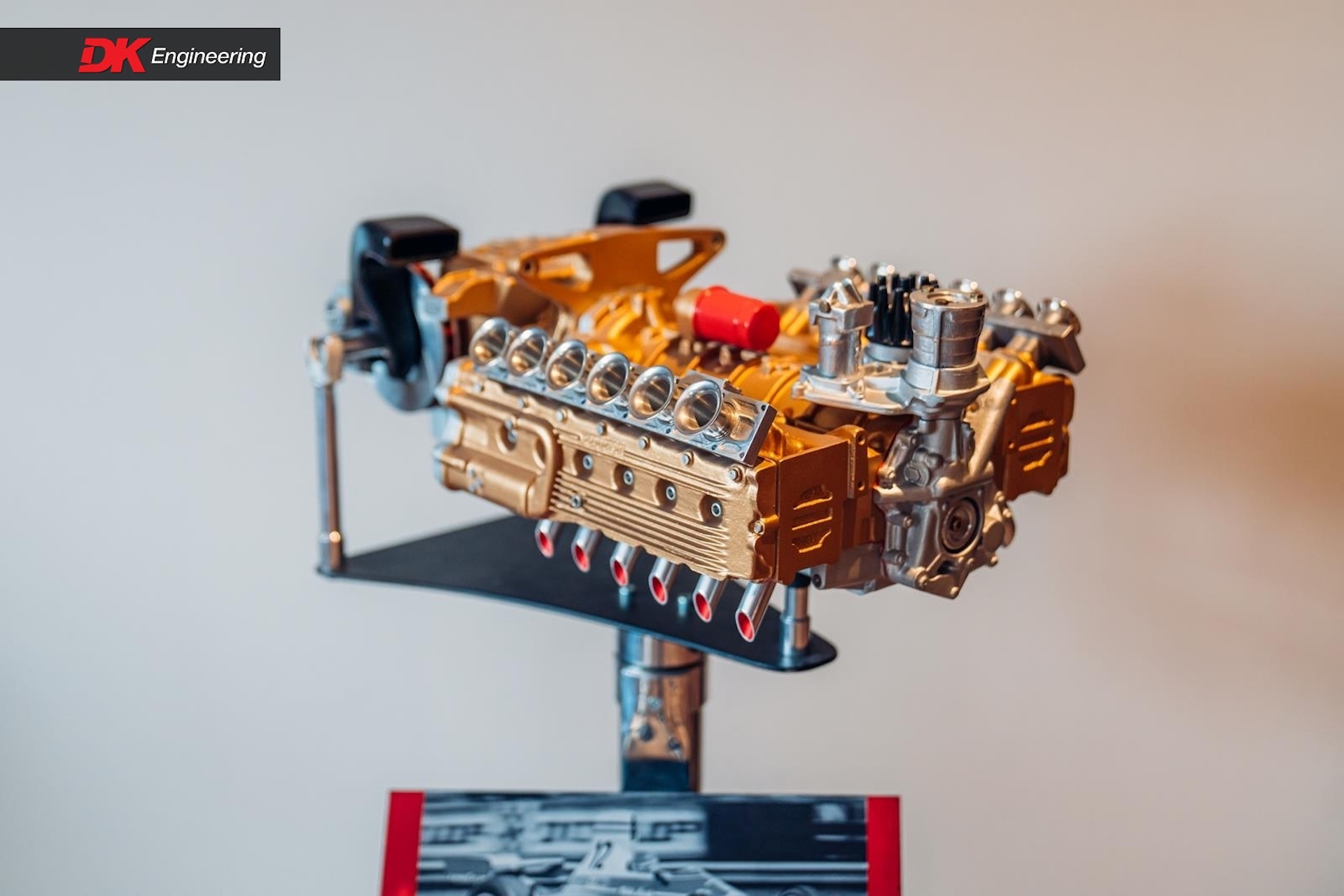 Each Of These 1/3 Scale Ferrari Engines Built Like The Real Ones Takes Over A Year To Create