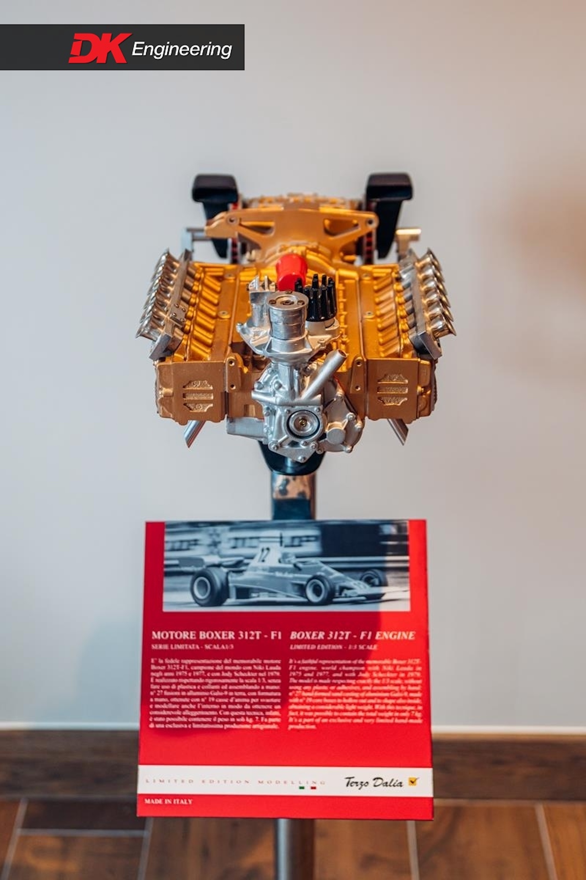 Each Of These 1/3 Scale Ferrari Engines Built Like The Real Ones Takes Over A Year To Create