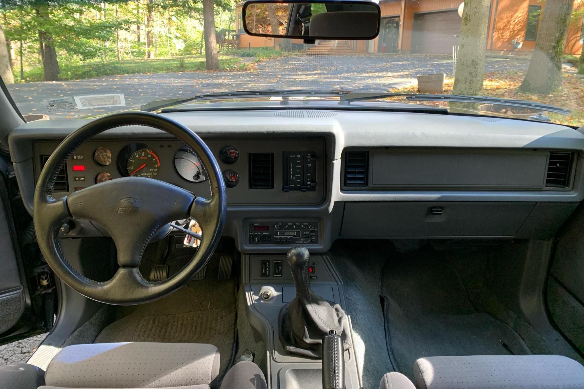 This 1986 Ford Mustang SVO Is An 1-Owner Car With Just 18,000 Miles On The Clock