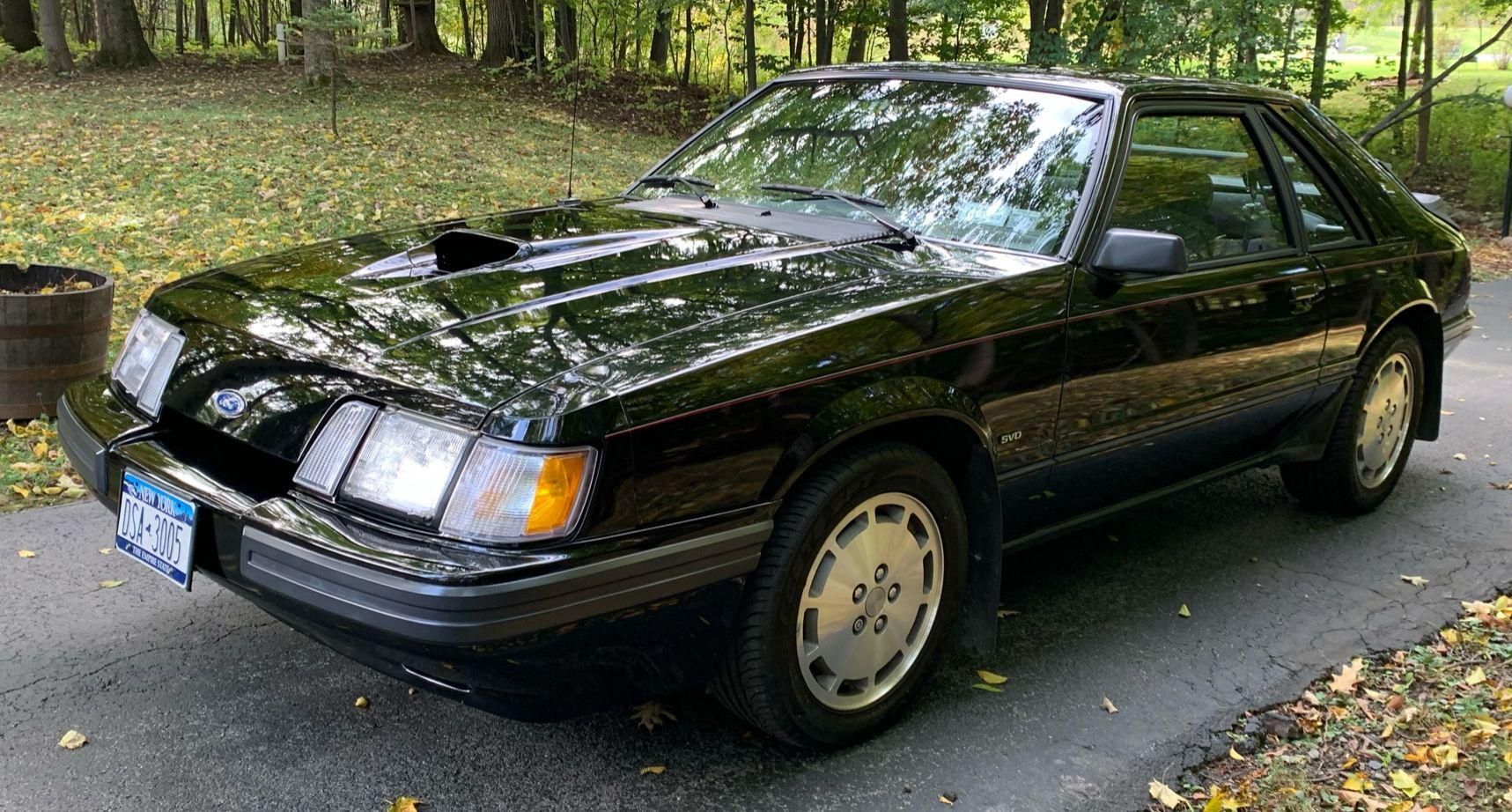 This 1986 Ford Mustang SVO Is An 1-Owner Car With Just 18,000 Miles On The Clock