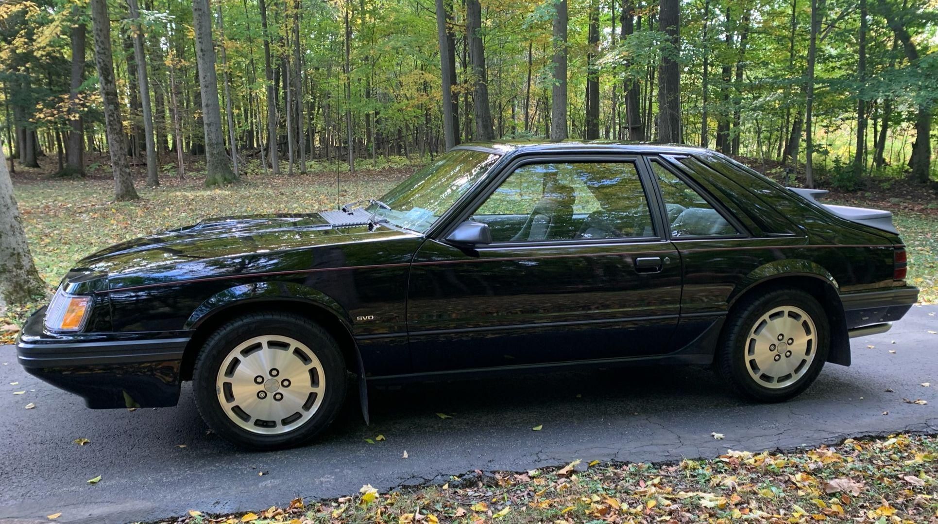 This 1986 Ford Mustang SVO Is An 1-Owner Car With Just 18,000 Miles On The Clock