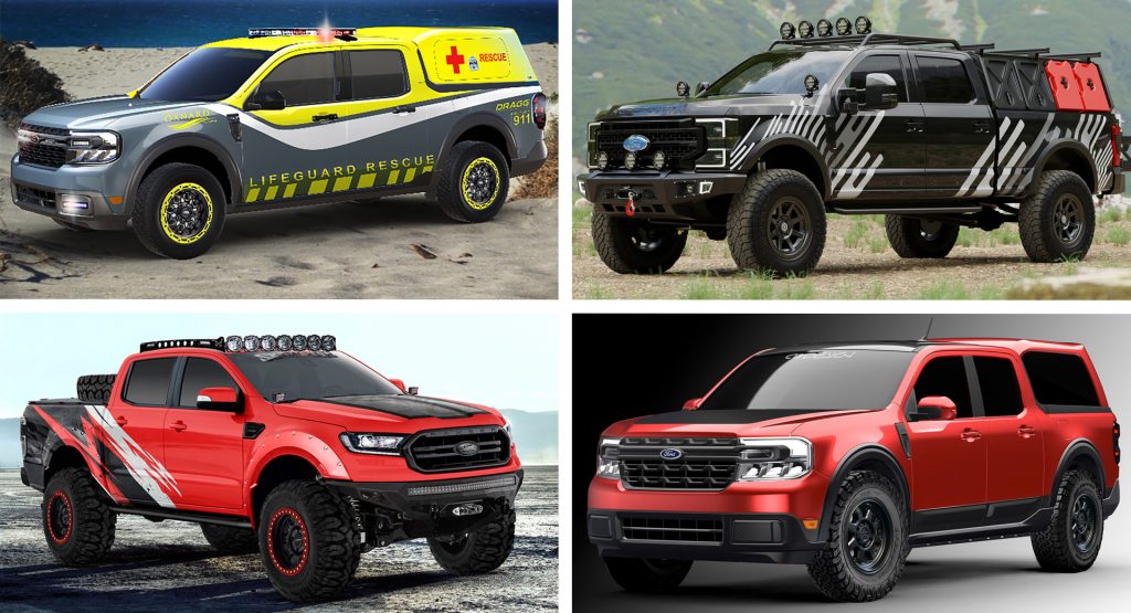  Ford Showcases Modified Mavericks, Rangers And F-Series Pickups For SEMA