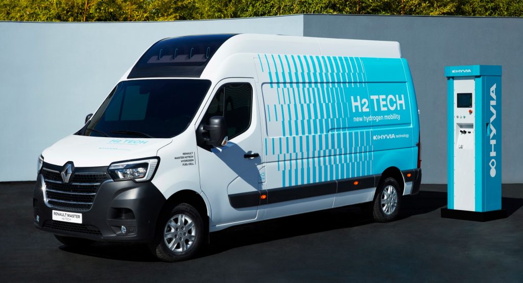  HYVIA’s Renault Master Van H2-TECH Is A Hydrogen Fuel Cell Van With A 311-Mile Range