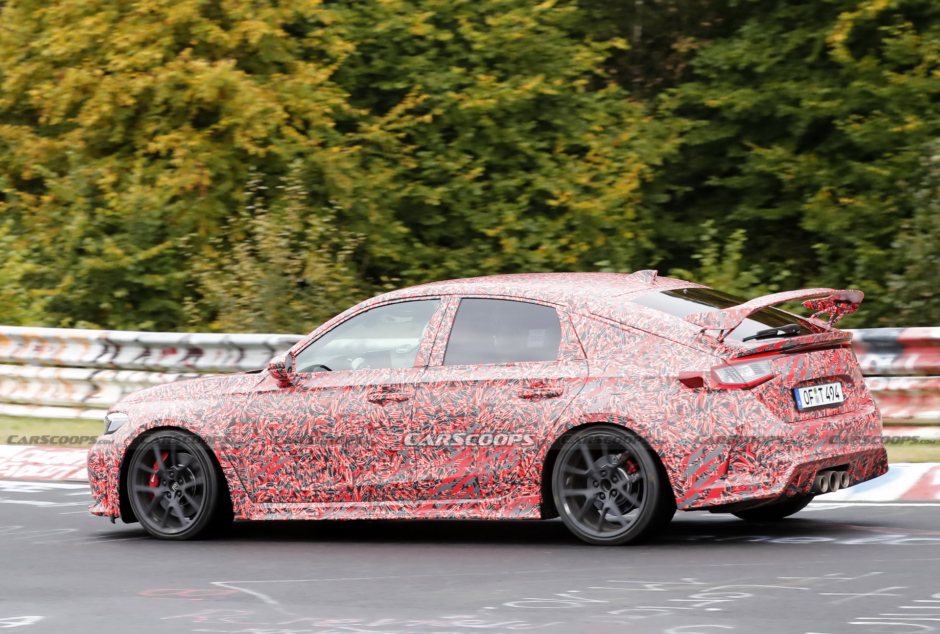 2022 Honda Civic Type R Hits The Nurburgring, Probably Has A Lap Record In Mind