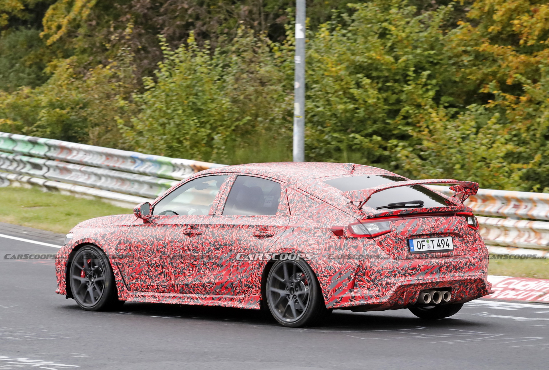 2022 Honda Civic Type R Hits The Nurburgring, Probably Has A Lap Record In Mind