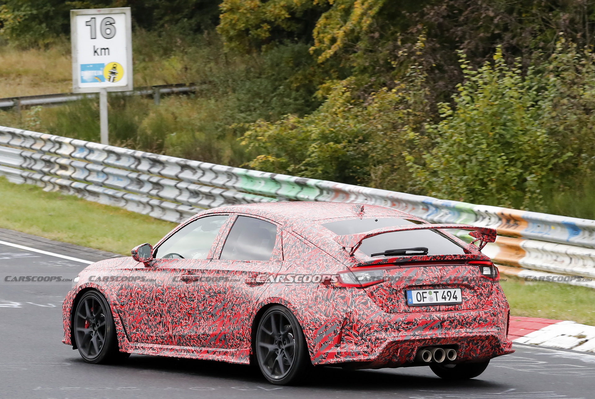 2022 Honda Civic Type R Hits The Nurburgring, Probably Has A Lap Record In Mind