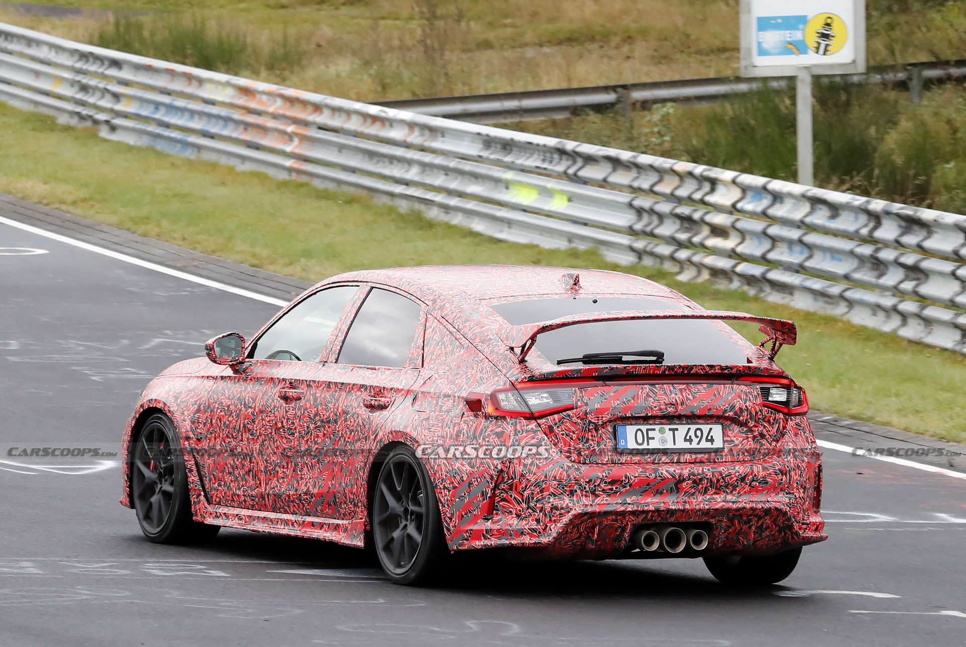 2022 Honda Civic Type R Hits The Nurburgring, Probably Has A Lap Record In Mind