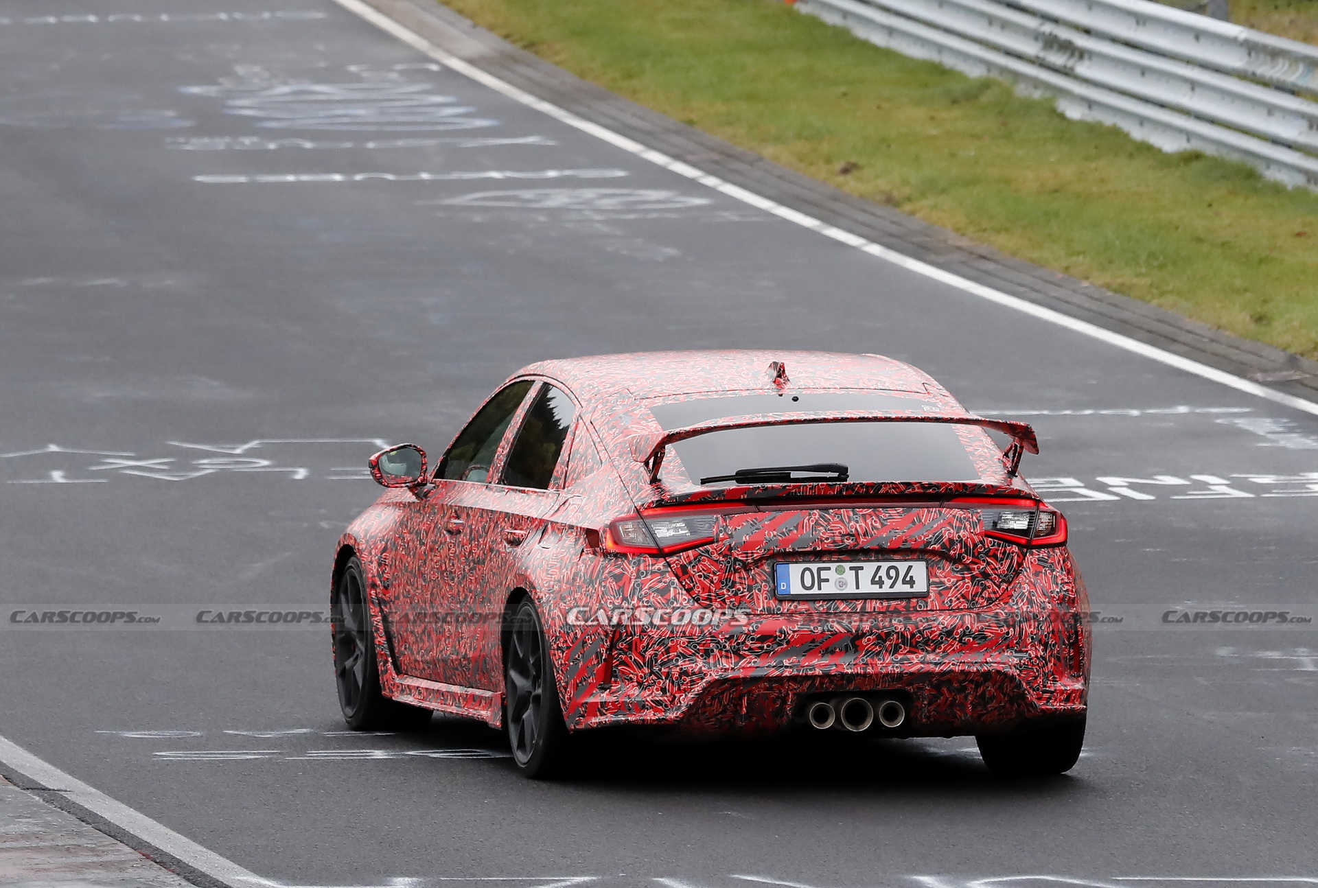 2022 Honda Civic Type R Hits The Nurburgring, Probably Has A Lap Record In Mind