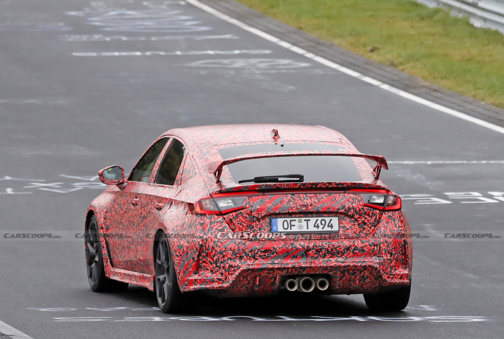 2022 Honda Civic Type R Hits The Nurburgring, Probably Has A Lap Record In Mind