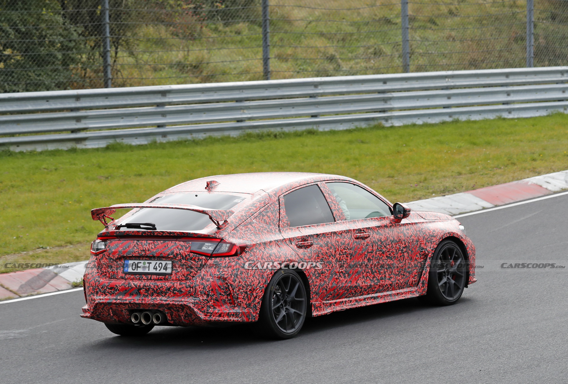 2022 Honda Civic Type R Hits The Nurburgring, Probably Has A Lap Record In Mind