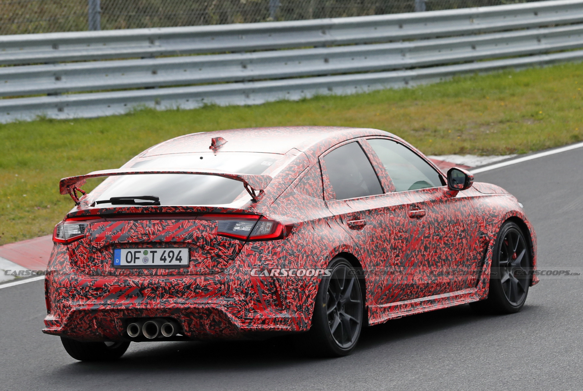2022 Honda Civic Type R Hits The Nurburgring, Probably Has A Lap Record In Mind