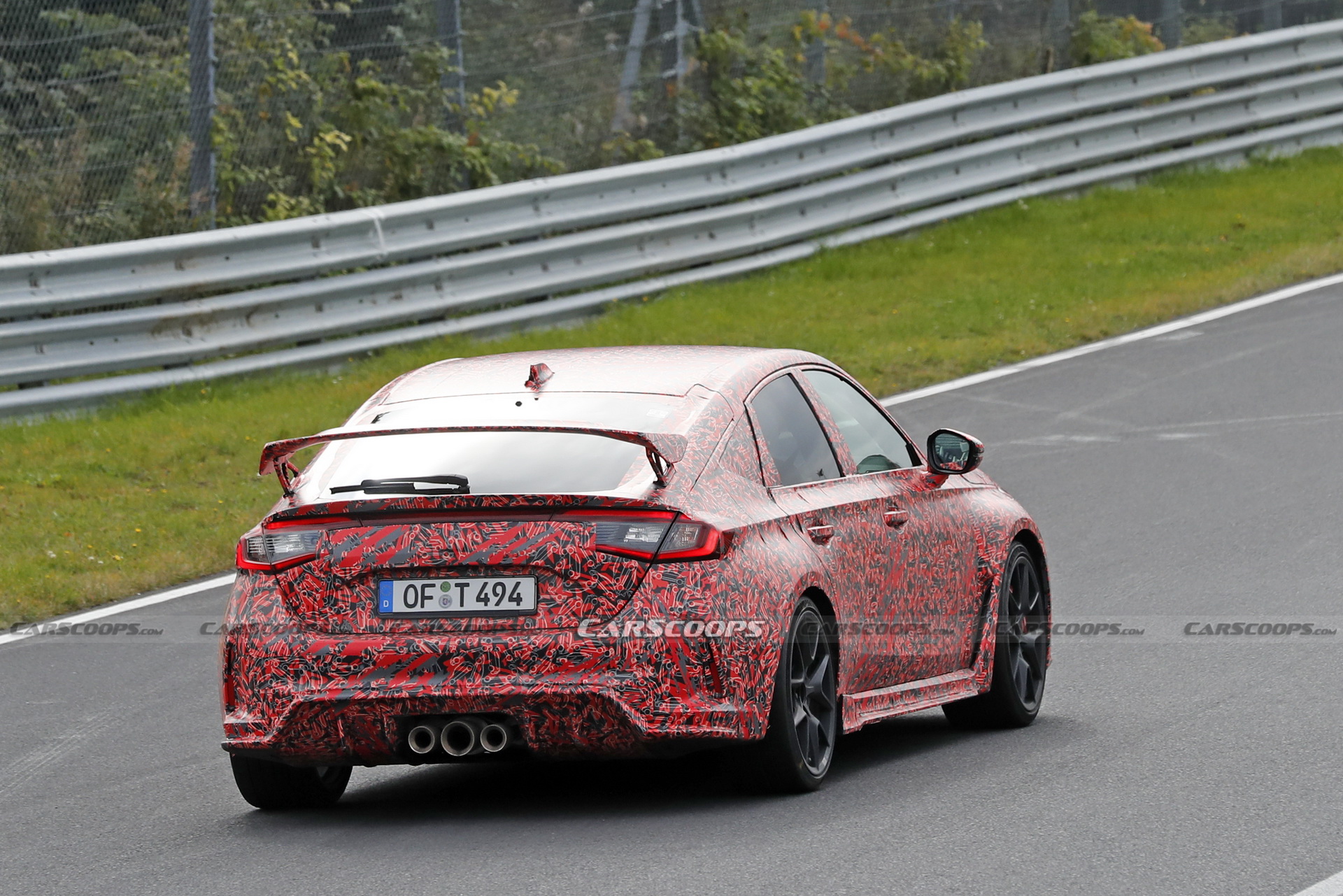 2022 Honda Civic Type R Hits The Nurburgring, Probably Has A Lap Record In Mind