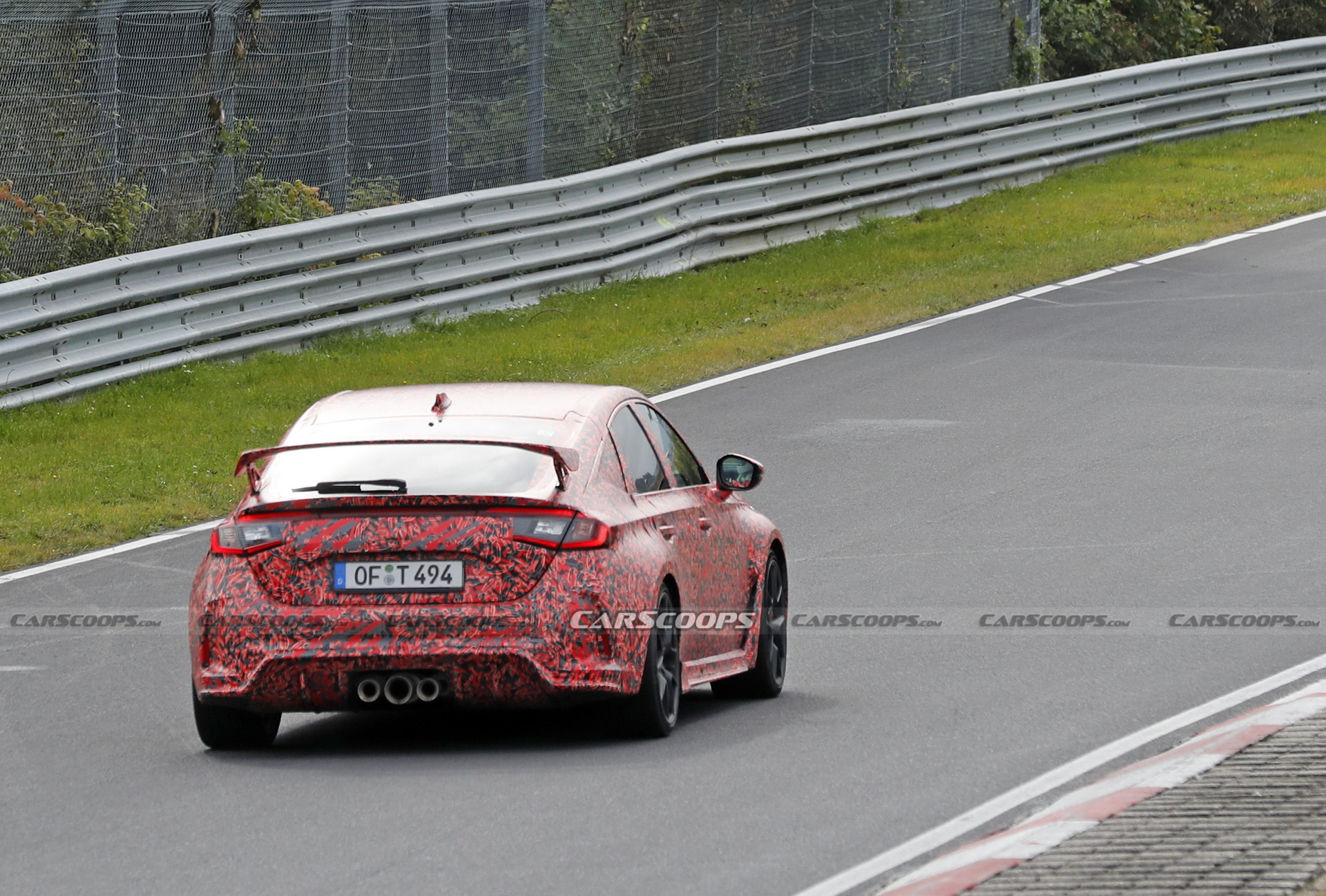 2022 Honda Civic Type R Hits The Nurburgring, Probably Has A Lap Record In Mind