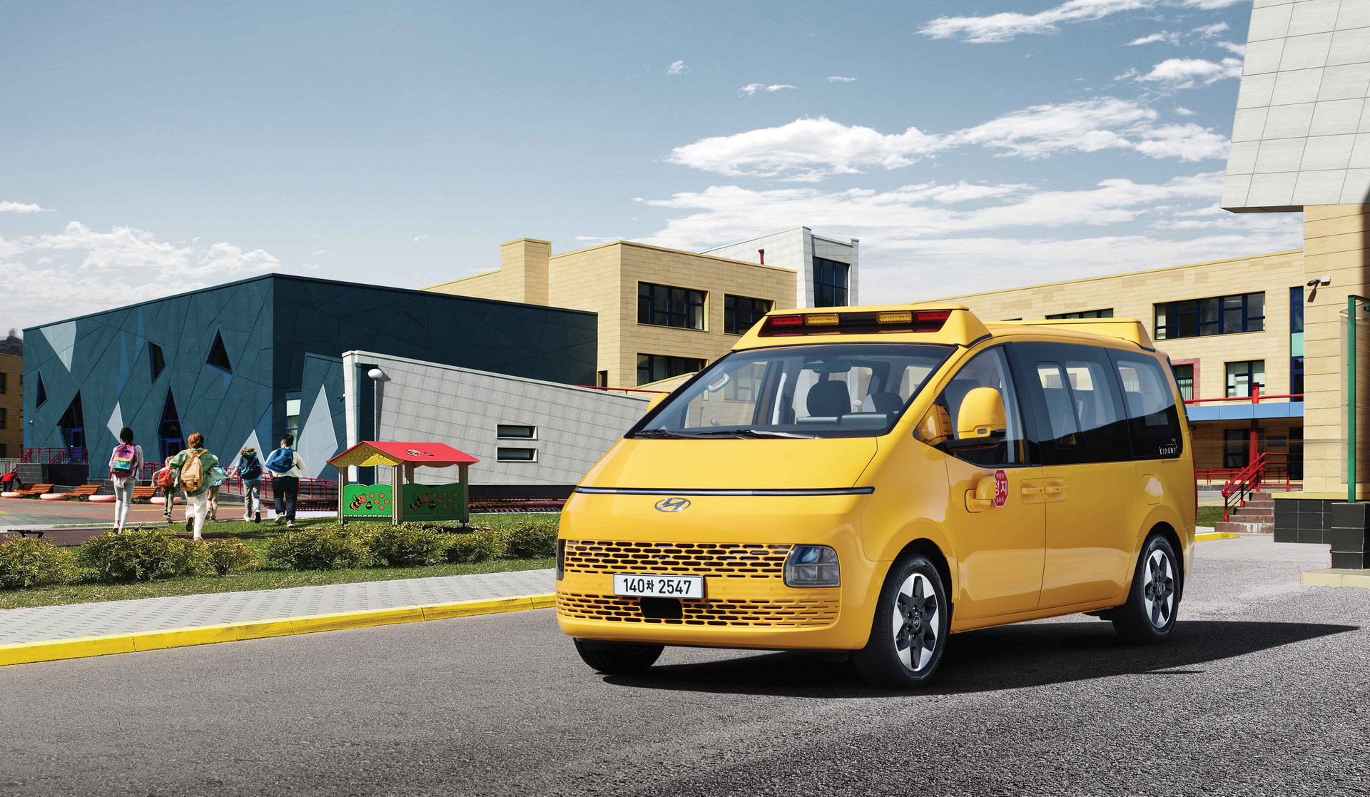 New Hyundai Staria Kinder Can Safely Transport Up To 15 Kids To School