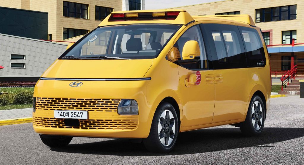  New Hyundai Staria Kinder Can Safely Transport Up To 15 Kids To School