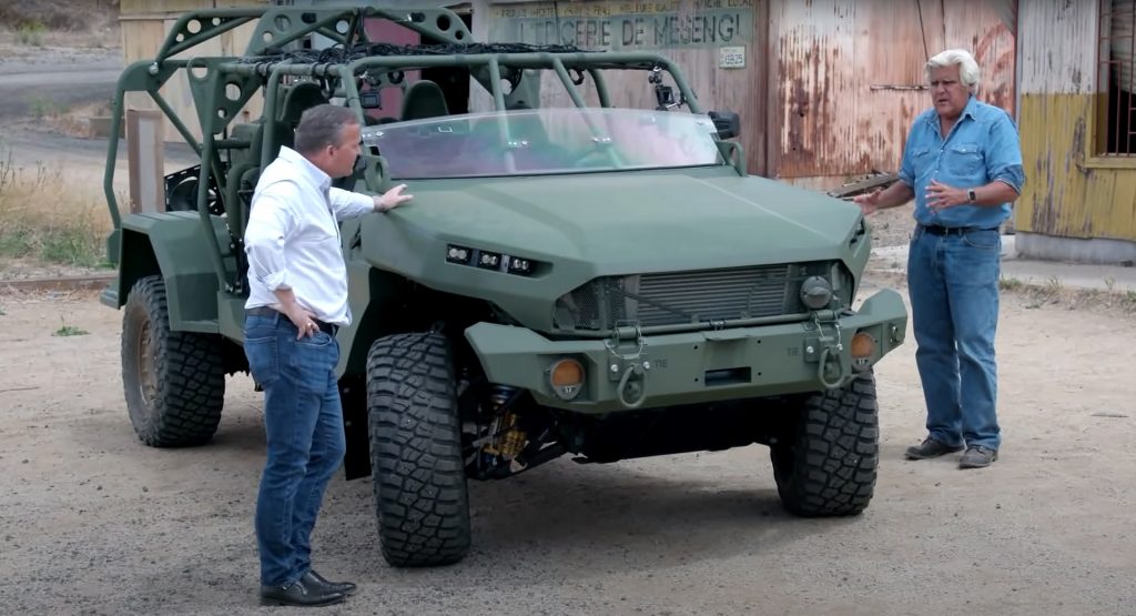  Jay Leno Discovers You Can Have Fun Driving GM Defense’s Infantry Squad Vehicle
