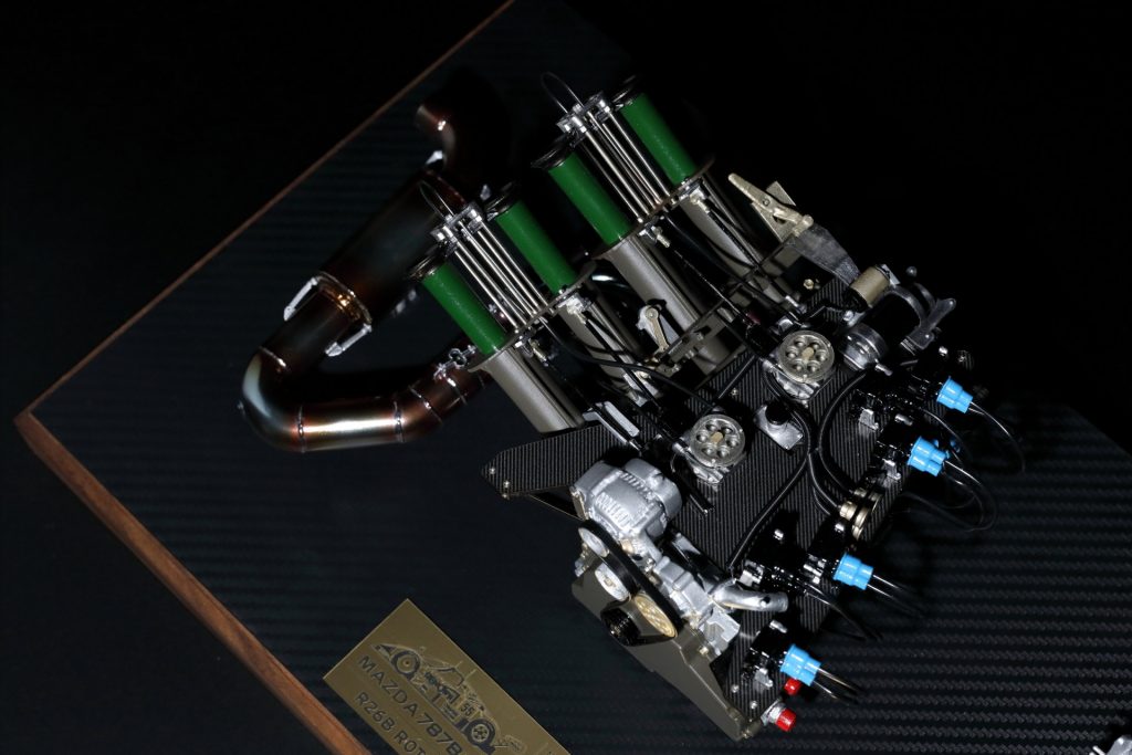 Detailed Scale Model Of The Mazda 787B Four-Rotor Engine Will Cost You ...