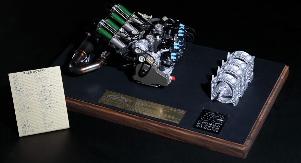  Detailed Scale Model Of The Mazda 787B Four-Rotor Engine Will Cost You $1,6K
