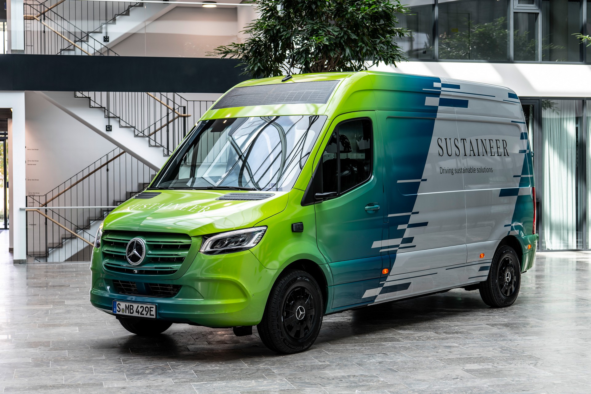 Mercedes Sustaineer Concept Boasts Solar Panels, Heated Seat Belt And Host Of Eco-Friendly Features