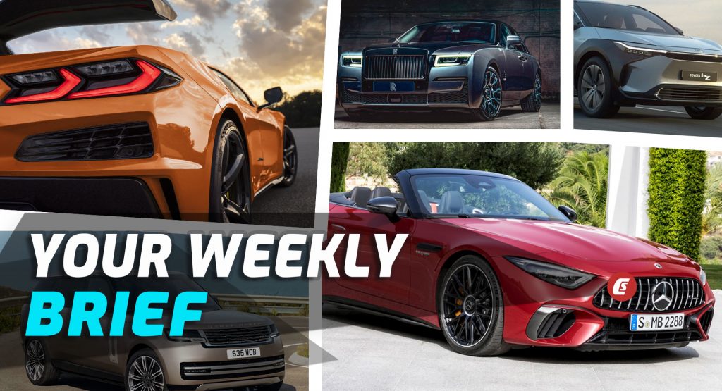 New Corvette Z06, Mercedes SL, Range Rover, And Toyota bZ4x: Your Weekly Brief